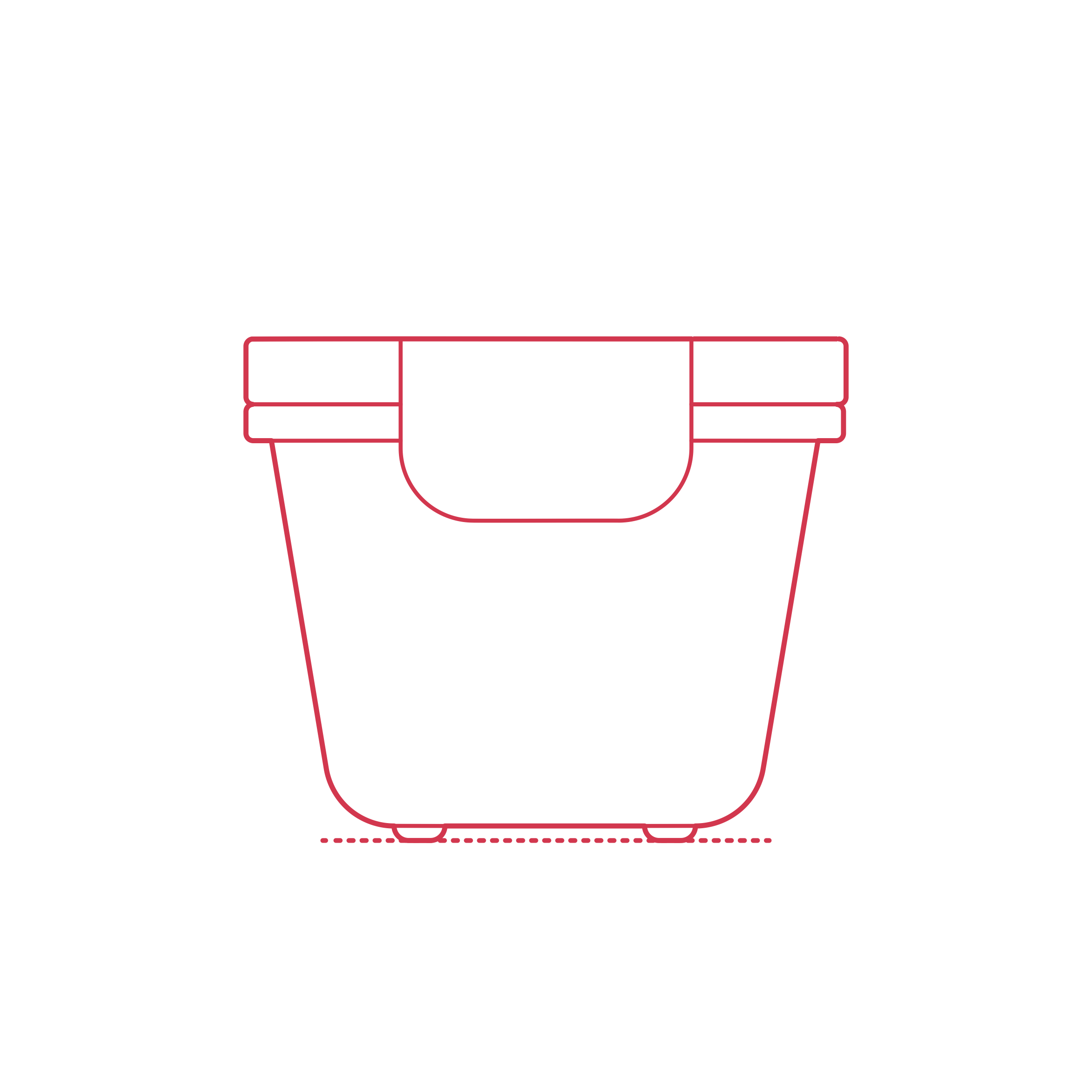 Objects Food Containers Ikea 365 Food Container Square 6 Oz Sticker Outline Svg File Free Vectors